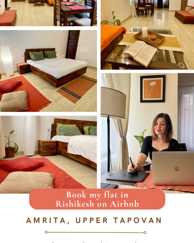 Amrita Flat Tapovan Rishikesh Airbnb by Yoli Amritae